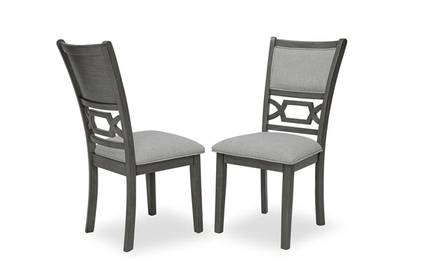 English Elm Beautiful Round 5Pc Dining Set with Lower Storage Shelves, 42" Table & 4 Wood Chairs, Modern Elegance B011P232888