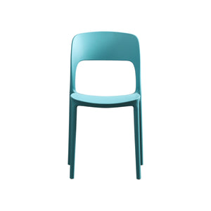 English Elm Christopher Knight Home® - KATHERINA Teal Injection-Molded PP Side Chairs Set of 2 with Firwood Seats, Mid-Century Outdoor Flair 64270.00T