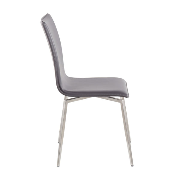 English Elm Mason Swivel Dining Chairs Faux Leather Upholstered with Steel Base Set of 2 B202P223612