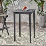 Christopher Knight Home® Modern Polaris Square Bar Table for Intimate Conversations and Refreshing Drinks