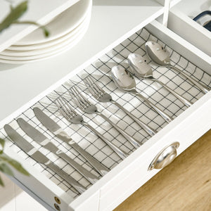 English Elm Homcom Versatile Buffet Cabinet With Large Tabletop, Organized Storage & Adjustable Shelving, White W2225P217407