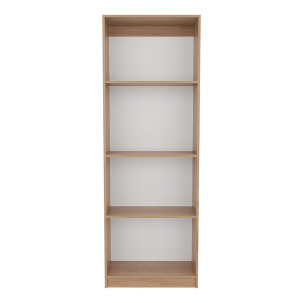 English Elm Bookcase, 11-Shelf Engineered Wood Organizer with Modern Oak & Wenge Finish, Durable, Eco-Friendly Storage Solution Natural Wood 39.37 L x 27.56 W x 3.54 H B097P296879
