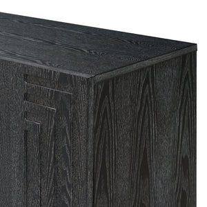 English Elm Trexm Vintage Fluted Sideboard with Soft Close Doors and Ash Wood Grain Finish N715P289209B