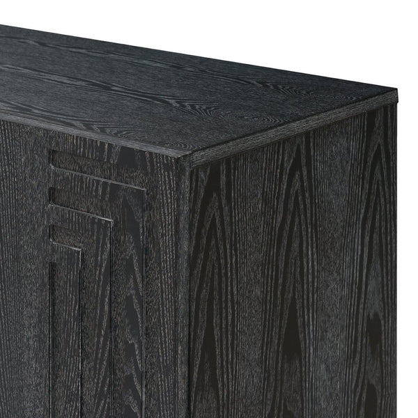 English Elm Trexm Vintage Fluted Sideboard with Soft Close Doors and Ash Wood Grain Finish N715P289209B