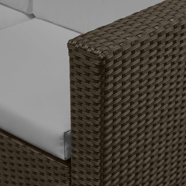 English Elm Christopher Knight Home® - Puerta Handcrafted Loveseat: Durable Pe Rattan, Water-Resistant Cushions For Stylish Outdoor Comfort 52980.00BRN