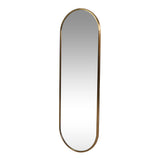 Christopher Knight Home® - Noble House - Oldham Contemporary Oval Wall Mirror, Brushed Brass