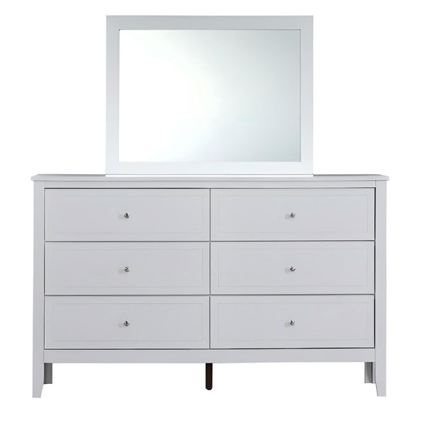 English Elm Daniel Assembled 5-Drawer Chest with English Dovetail Drawers, Metal Hardware & Solid Wood Frame White 62 L x 40 W x 19 H B078P400754