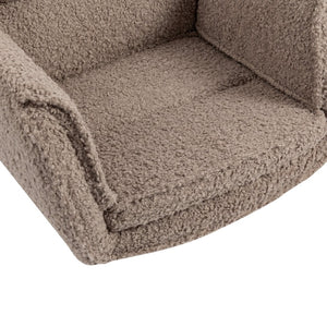 English Elm Stylish Barrel Swivel Accent Chair Upholstered Seat with Storage for Vanity or Dining W3248P424652