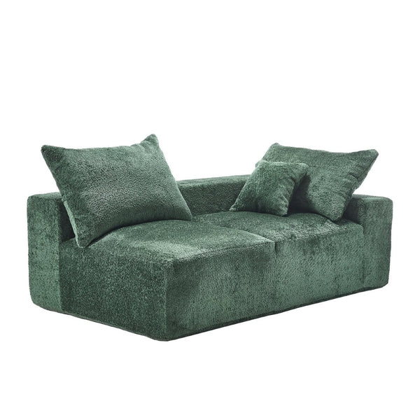 English Elm United Versatile Two-Person Sofa: Soft Chenille Upholstery For Comfort, Adaptable Design & Style W1568P222612-GIGA