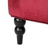 Christopher Knight Home® - Noble House - Leora Modern Glam Tufted Velvet Wingback Loveseat