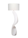 Cobra Ricestone Floor Lamp – Stunning Abstract Design with White Linen Shade for Modern Spaces