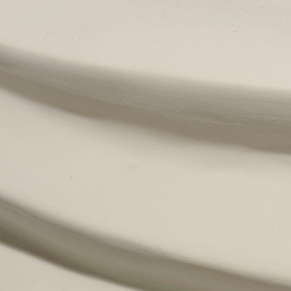 Jamie Young Co. Dune Ceramic Table Lamp With Linen Shade Off White Ceramic 9dunetlow