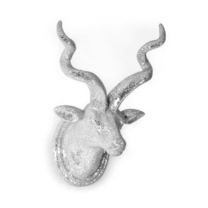 Zentique Kudu Fiberglass Wall Sculpture – Realistic Kudu Head with Spiral Horns, Lightweight Durable Decor (26.5"x41") 9G2938B