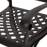 Christopher Knight Home® - Noble House - Alfresco Outdoor Bronze Cast Aluminum Dining Chairs (Set Of 2)