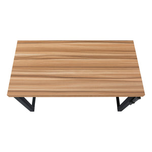 English Elm Computer Desk - Adjustable Height Standing Workspace For Home Office, Compact Modern Design, Brown B2710P219892