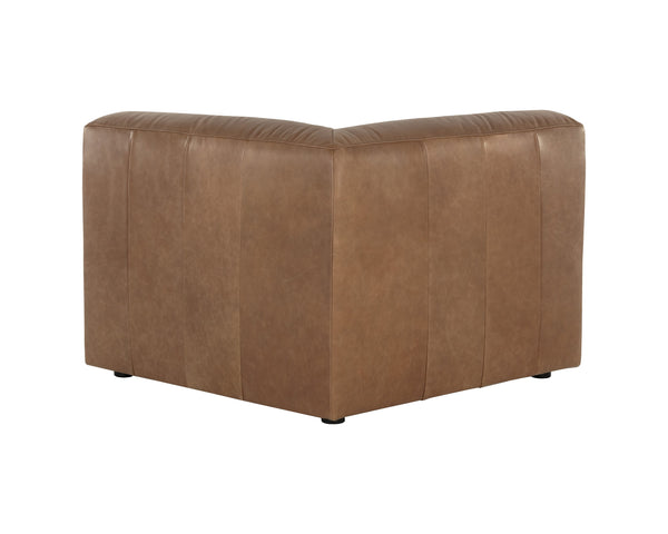 Sunpan Watson Modular Sectional - Stylish and Comfortable Leather Seating for Creative Living Spaces Corner Chair - 39.75W x 39.75D x 28.5H