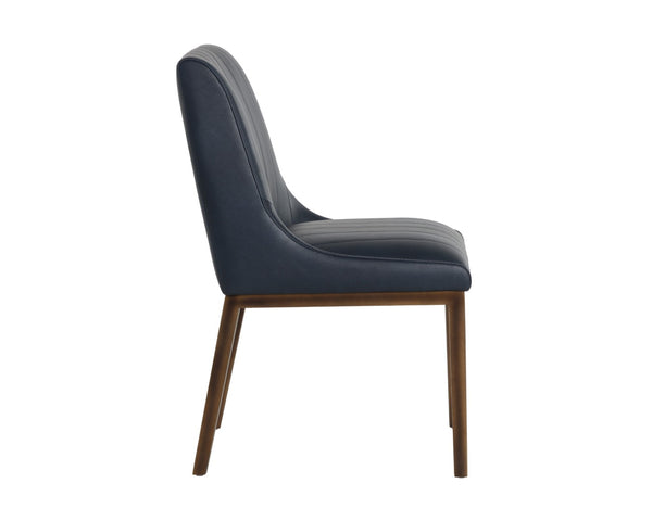 Sunpan HALDEN DINING CHAIR in Bravo Admiral - Sleek Mid-Century Modern Design with Comfort & Style 112218