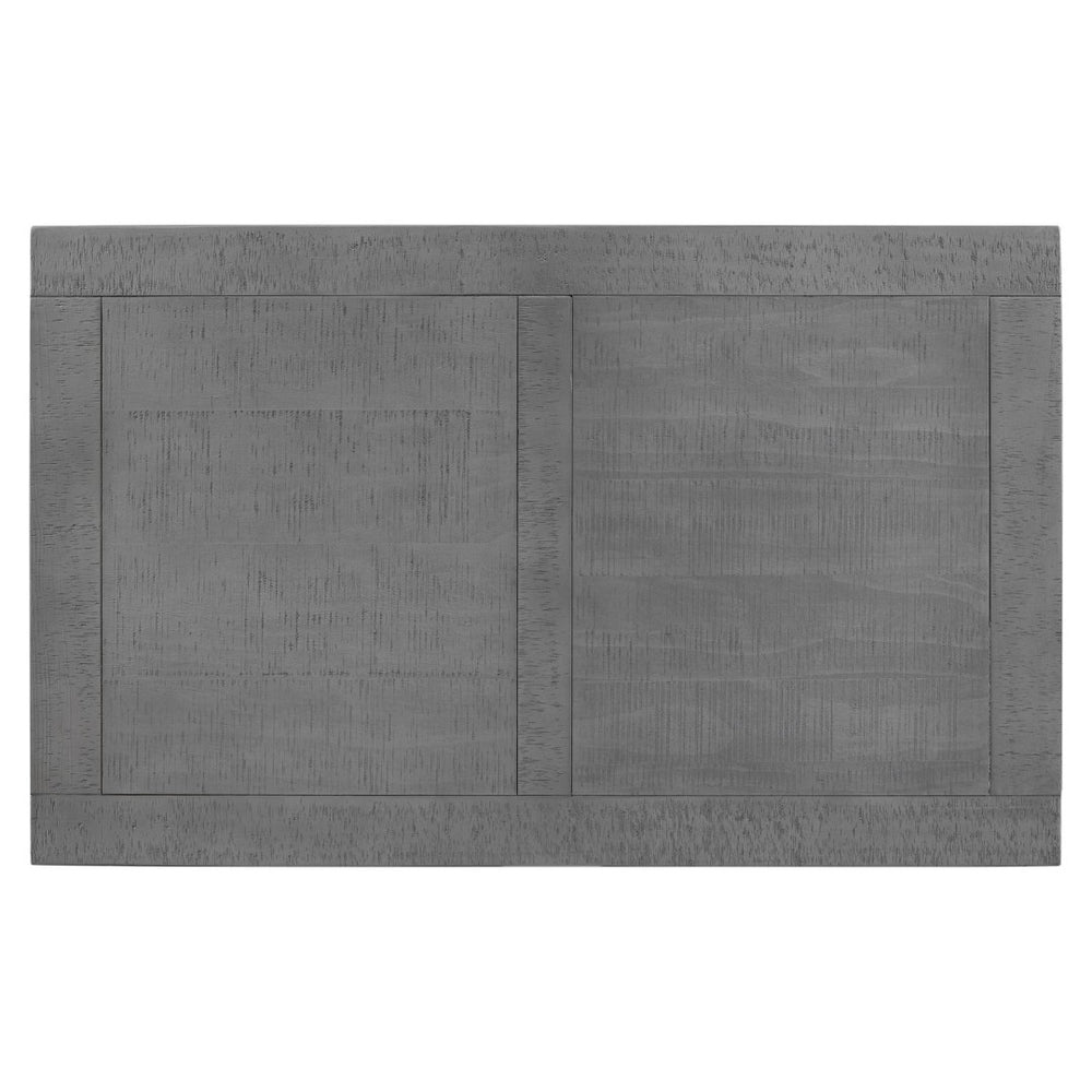 English Elm U_Style Vintage Coffee Table With Artistic Vase Column Legs - Luxurious Pine Veneer For Timeless Elegance N711P256967E-GIGA