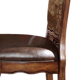 English Elm Beige and Cherry Oak Counter Height Chairs (Set Of 2)