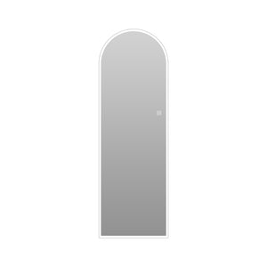 English Elm 65" Arch Full Length Wall Mirror with Dimmable Led Lighting for Bedroom or Entryway W2709P435570