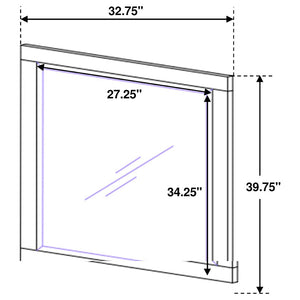 English Elm Tokyo Cappuccino 6-Piece Platform Bedroom Set: Modern Minimalism With Ample Storage & Style! B062S00978-GIGA