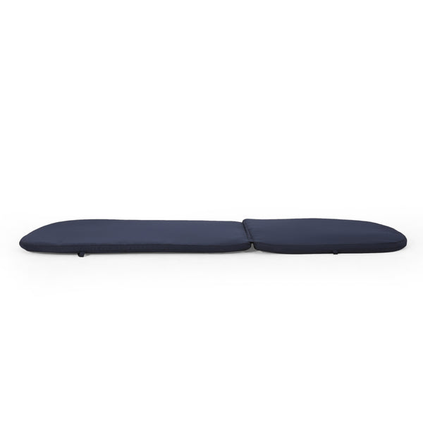 English Elm Christopher Knight Home® - 68020.00Cush-Navy Stylish Outdoor Chaise Lounge Cushion Set – Water-Resistant, Easy Care, Comfortable! N775P230183N