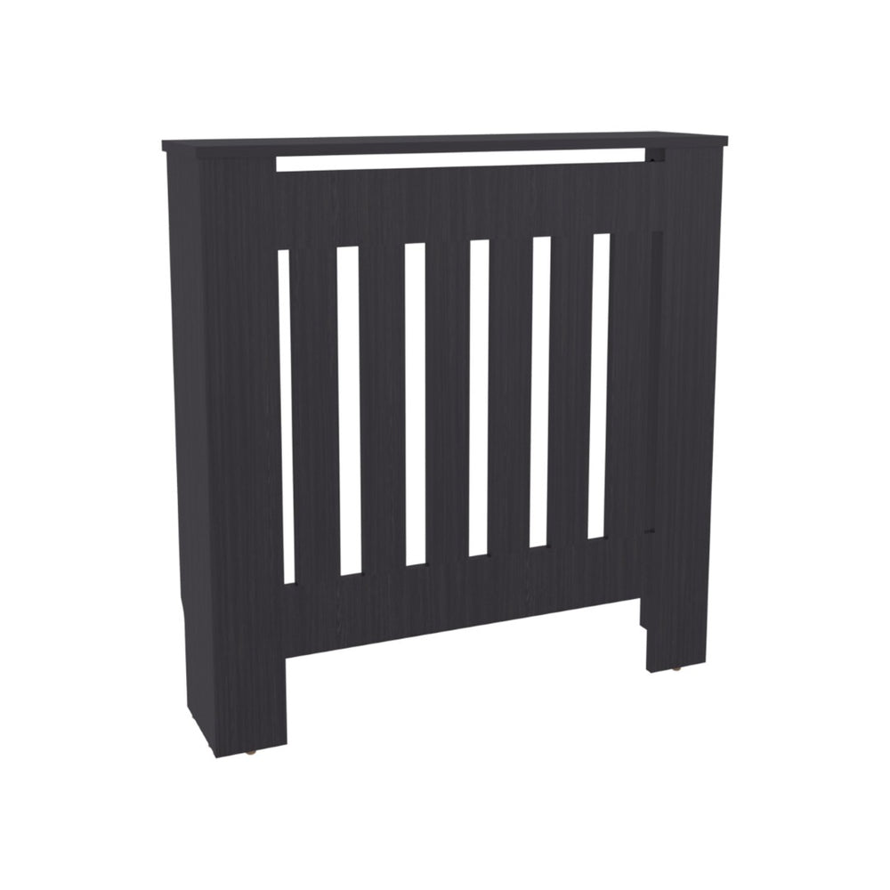 English Elm Radiator Cover Cabinet Slatted Ventilated Enclosure White Finish Entryway Display Shelf B200P362053