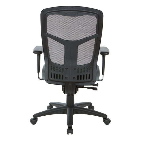 OSP Home Furnishings Progrid® High Back Ergonomic Mesh Office Chair with Lumbar Support and Adjustable Arms 90662-2M