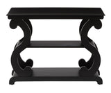 OSP Home Furnishings Ashland Console Table Brushed Black