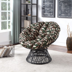 OSP Home Furnishings Papasan Chair Camo