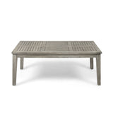 Christopher Knight Home® - Noble House - - Hampton Acacia Wood Coffee Table Light Gray