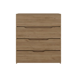 English Elm Aralia Four Drawer Dresser Natural Oak Finish Scandinavian Bedroom Storage B097P474285