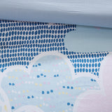 Urban Habitat Kids Cloud Casual Cotton Printed Duvet Cover Set UHK12-0034 Blue