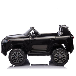 English Elm Licensed Lexus Lx600 24v Two Seater Kids Ride on Suv with Remote and Suspension Black W1578P339061