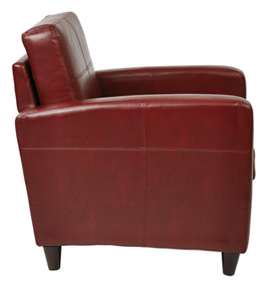 OSP Home Furnishings Venus Club Chair Crimson