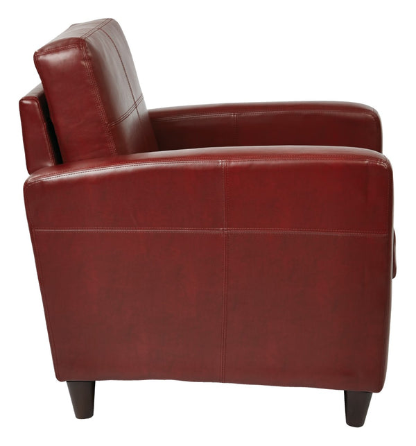 OSP Home Furnishings Venus Club Chair Crimson