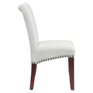 OSP Home Furnishings Parsons Dining Chair Smoke Fabric