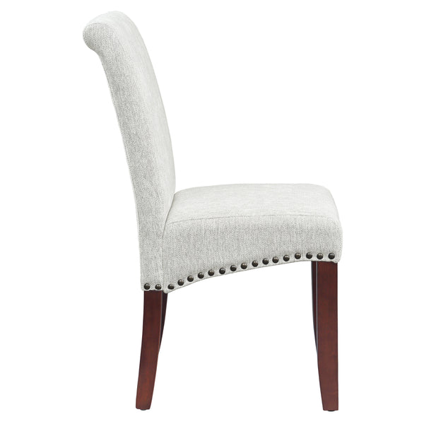 OSP Home Furnishings Parsons Dining Chair Smoke Fabric