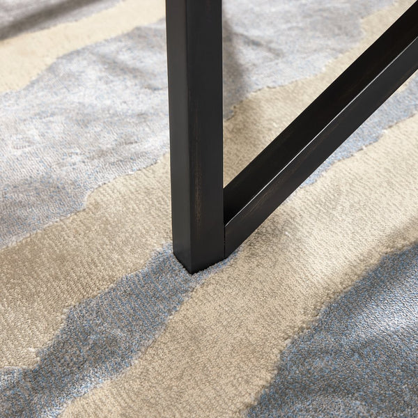 English Elm Modern Round Glass Coffee Table With Solid Wood Base – Sleek, Durable Design For Living Spaces W487P317845