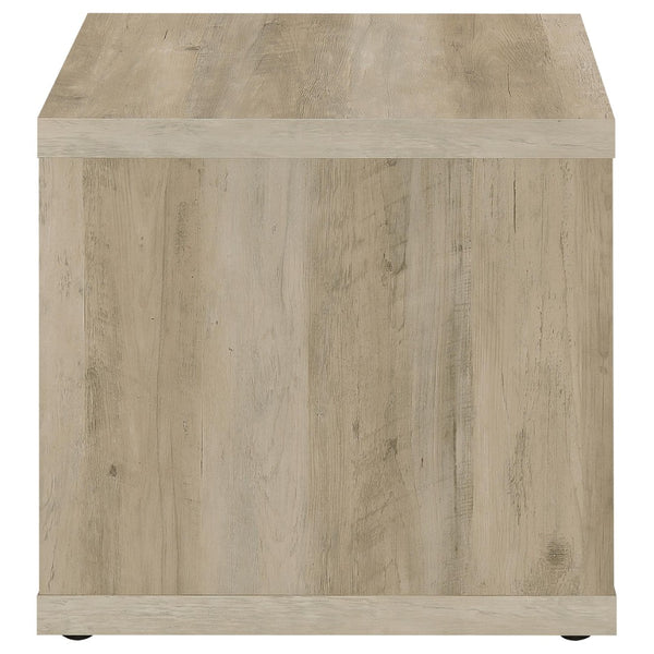 English Elm Hermosa Rustic Open Shelf Coffee and End Table Set for Farmhouse Living Rooms B062S01527