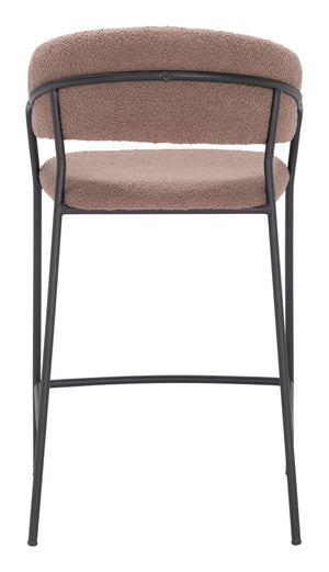 Josephine Counter Stool - Set of 2 Brown 109672 Zuo Modern