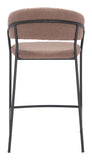 Josephine Counter Stool - Set of 2 Brown 109672 Zuo Modern