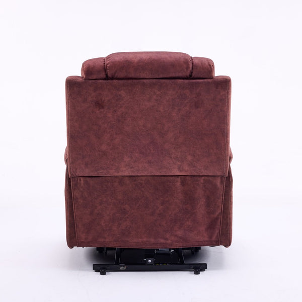 English Elm Oversized Power Lift Recliner with Massage Heat and Infinite Recline for Home Theater W3698S00002