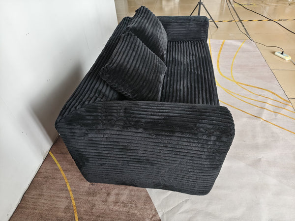 English Elm Cloud Loveseat Sofa Couch In A Box – Comfy 2-Seater Corduroy Sofa, No Assembly, Perfect For Small Spaces W3955P388720