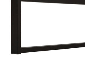 English Elm Computer Desk With Walnut Laminate Top & Black Metal Legs – Modern, Compact Workstation For Home Office B2710P219877