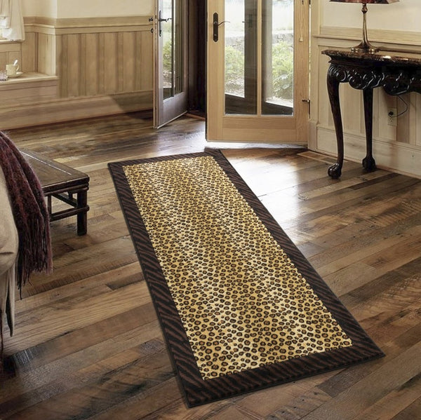 English Elm Tribes Animal Print Area Rug 2'7" X 7'3" - Soft, Durable, Stain-Resistant Design For High-Traffic Areas B186P316770-GIGA