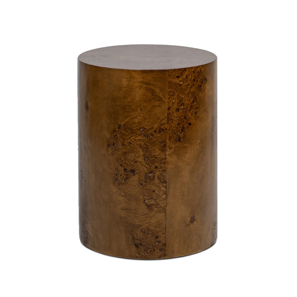 English Elm Jennifer Taylor Home - Nebula 20" Oval Accent Side Table - Medium Brown Walnut Burl Wood For Elegant Living Spaces B2719P292913