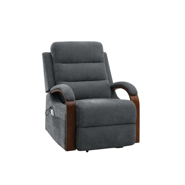 English Elm Kayla Power Lift Recliner with Zero Gravity Massage Heating and Chenille Upholstery B2726P469551
