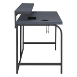 OSP Home Furnishings Reload 48" Gaming Desk Grey