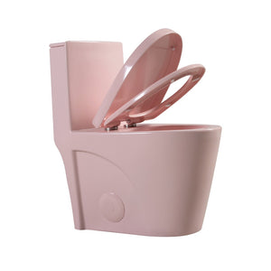 English Elm One-piece Elongated Porcelain Toilet Dual Flush Ada Comfort Height Soft Close Seat W1920P425616